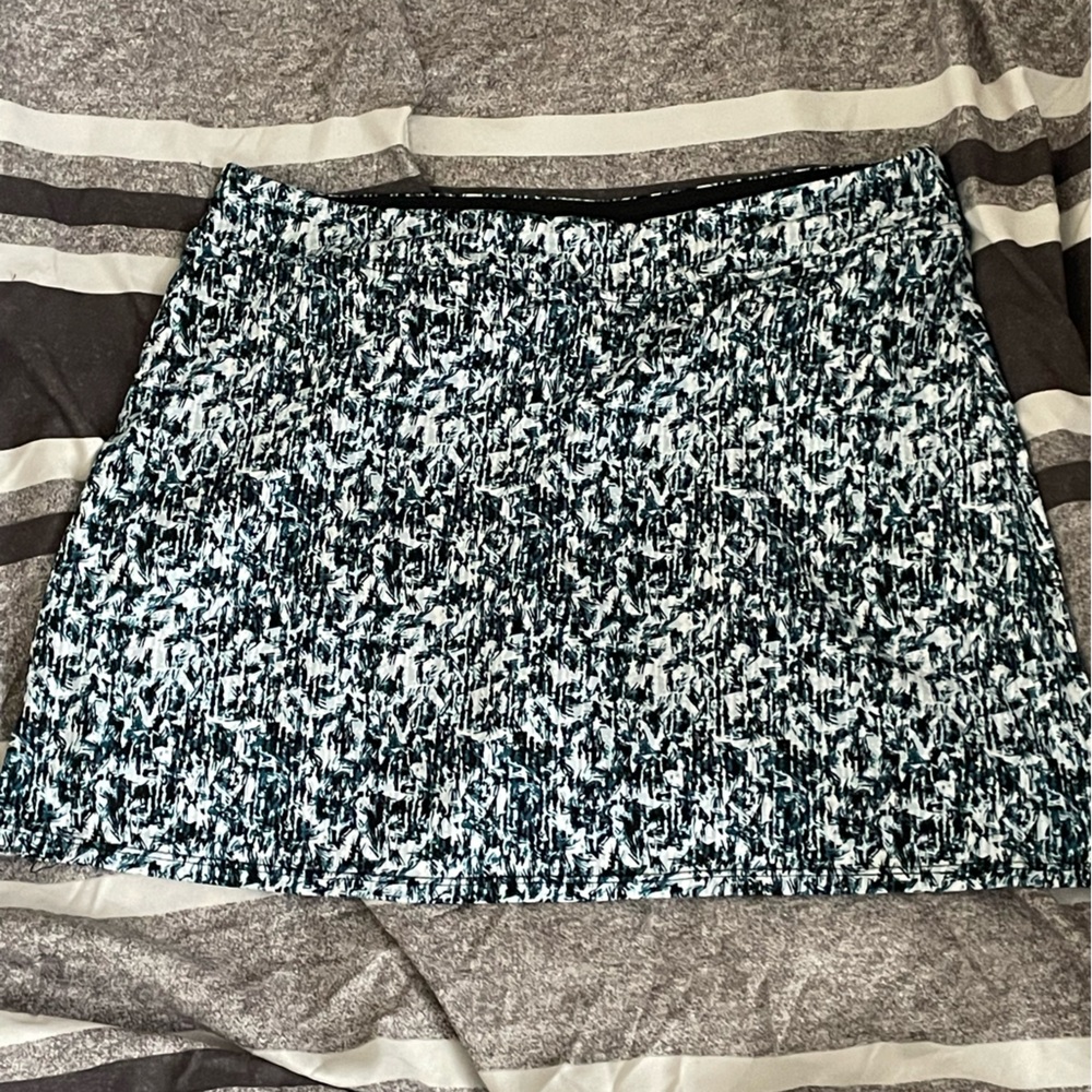 Stylish Black, blue and White Women's Skirt